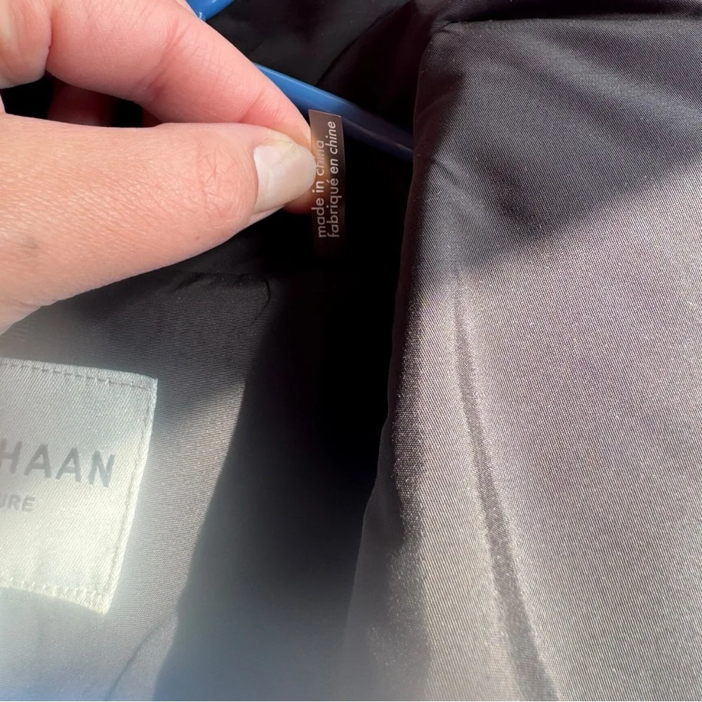 170. COLE HAAN | Signature Packable Rain Jacket Coat Size XL EUC no bag - Picture 5 of 9